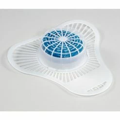 Krystal Urinal Screen W/ Non-Para Cleaner Deodorant Block Green Apple, 1500 Flushes 12/Case - KRSNUS