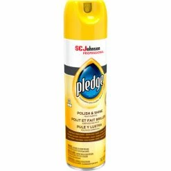 Pledge Polish & Shine, Lemon, 14.2 oz. Aerosol Can, 6 Cans - 301168 -Cleaning Chemicals & Lubricants Shop 301168 Right Hi Res