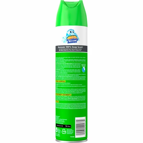 Scrubbing Bubbles® Disinfectant Restroom Cleaner, 25 oz. Aerosol Spray, 12 Cans - 313358 5 Scrubbing Bubbles® Disinfectant Restroom Cleaner, 25 oz. Aerosol Spray, 12 Cans - 313358 - Image 3