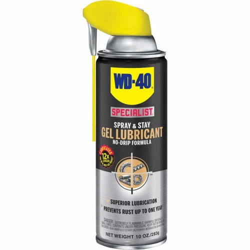 WD-40 ® Specialist ® Spray-n-Stay Gel Lubricant - 10 oz. Aerosol Can - 300103 - Pkg Qty 6 3 WD-40 ® Specialist ® Spray-n-Stay Gel Lubricant - 10 oz. Aerosol Can - 300103 - Pkg Qty 6