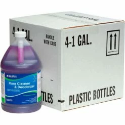 Global Industrial Floor Cleaner & Deodorizer, 1 Gallon Bottle, 4/Case -Cleaning Chemicals & Lubricants Shop 640404 02