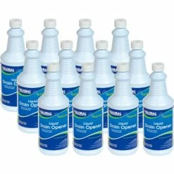 Global Industrial™ Drain Opener, 1 Quart Bottle, 12/Case -Cleaning Chemicals & Lubricants Shop 640408 03