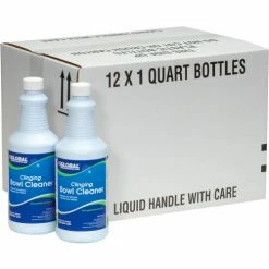 Global Industrial Clinging Bowl Cleaner, 1 Quart Bottle, 12/Case -Cleaning Chemicals & Lubricants Shop 640409 02