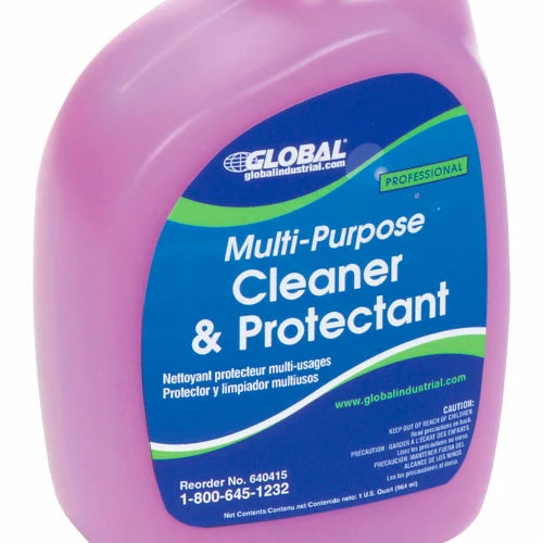 Global Industrial Multi-Purpose Cleaner/Protectant, 32 oz. Bottle, 6/Case - Pkg Qty 6 4 Global Industrial Multi-Purpose Cleaner/Protectant, 32 oz. Bottle, 6/Case - Pkg Qty 6 - Image 2