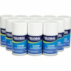 Global Industrial Automatic Air Freshener Refills w/ Free Dispenser - 12 Refills, Lemon 54 Global Industrial Automatic Air Freshener Refills w/ Free Dispenser - 12 Refills, Lemon -Cleaning Chemicals & Lubricants Shop 641083 1
