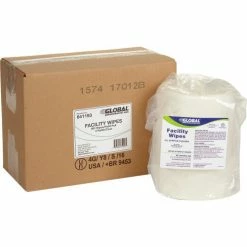 Global Industrial Facility Wipes, 800 Wipes/Refill Roll, 2 Refills/Case -Cleaning Chemicals & Lubricants Shop 641193 03