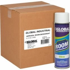 Global Industrial™ Air Freshener, Citrus 15 oz. Can, 12 Refills/Case -Cleaning Chemicals & Lubricants Shop 641324 03