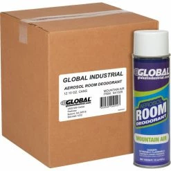 Global Industrial Air Freshener, Mountain Air 15 oz. Can, 12 Refills/Case -Cleaning Chemicals & Lubricants Shop 641325 03