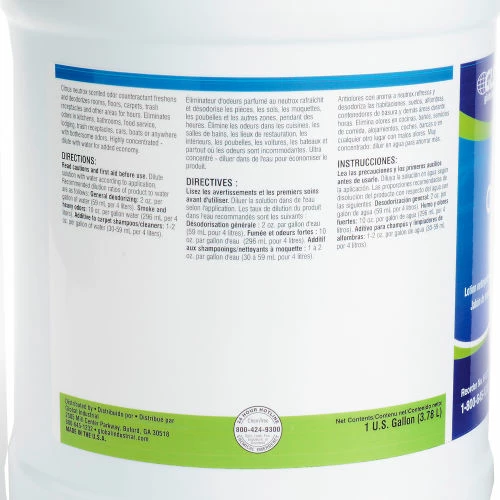Global Industrial Odor Neutralizer Concentrate, Citrus - Case Of Four 1 Gallon Bottles 6 Global Industrial Odor Neutralizer Concentrate, Citrus - Case Of Four 1 Gallon Bottles - Image 4