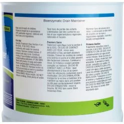 Global Industrial Bioenzymatic Drain Maintainer, 1 Gallon Bottle, 4/Case -Cleaning Chemicals & Lubricants Shop 670278 02