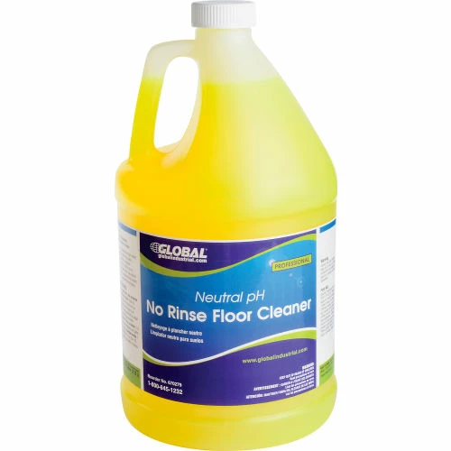 Global Industrial Neutral pH No Rinse Floor Cleaner, 1 Gallon Bottle, 4/Case 3 Global Industrial Neutral pH No Rinse Floor Cleaner, 1 Gallon Bottle, 4/Case
