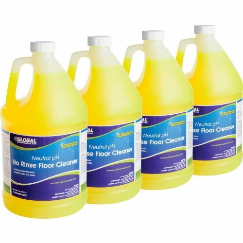 Global Industrial Neutral pH No Rinse Floor Cleaner, 1 Gallon Bottle, 4/Case 4 Global Industrial Neutral pH No Rinse Floor Cleaner, 1 Gallon Bottle, 4/Case - Image 2