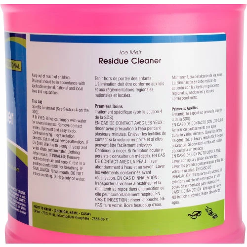 Global Industrial Ice Melt Residue Cleaner, 1 Gallon Bottle, 4/Case 5 Global Industrial Ice Melt Residue Cleaner, 1 Gallon Bottle, 4/Case - Image 3