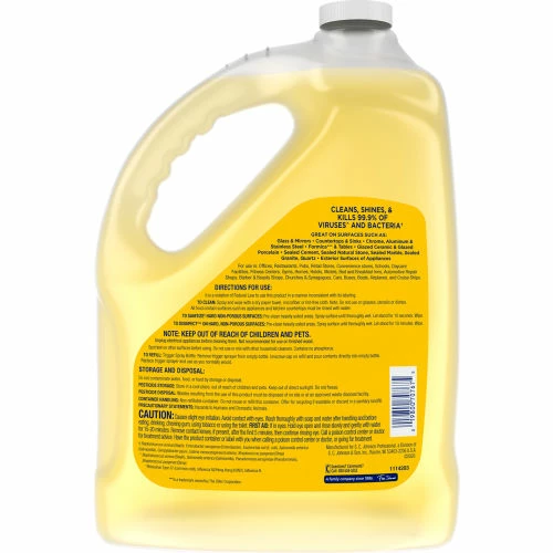 Windex® Multi-Surface Disinfectant Sanitizer Cleaner, 1 Gallon Refill Bottle 4 Windex® Multi-Surface Disinfectant Sanitizer Cleaner, 1 Gallon Refill Bottle - Image 2