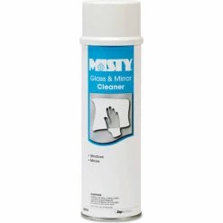 Misty Glass & Mirror Cleaner W/ Ammonia, 19 oz. Aerosol Can, 12 Cans - 1001447