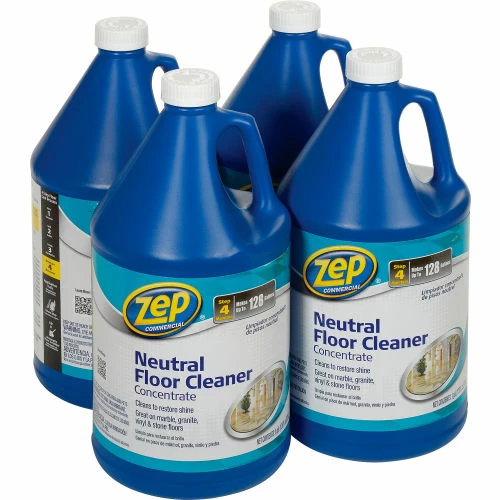 Zep® Neutral Floor Cleaner Concentrate, Gallon Bottle, 4 Bottles - ZUNEUT128 4 Zep® Neutral Floor Cleaner Concentrate, Gallon Bottle, 4 Bottles - ZUNEUT128 - Image 2