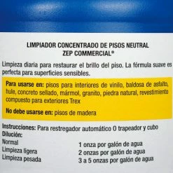 Zep® Neutral Floor Cleaner Concentrate, Gallon Bottle, 4 Bottles - ZUNEUT128 14 Zep® Neutral Floor Cleaner Concentrate, Gallon Bottle, 4 Bottles - ZUNEUT128 -Cleaning Chemicals & Lubricants Shop B2229964 04