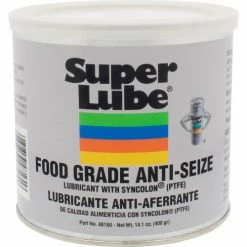 SuperLube Super Lube 14.1 oz Food Grade Anti-Seize Lubricant with Syncolon, PTFE, White, Canister - Pkg Qty 12