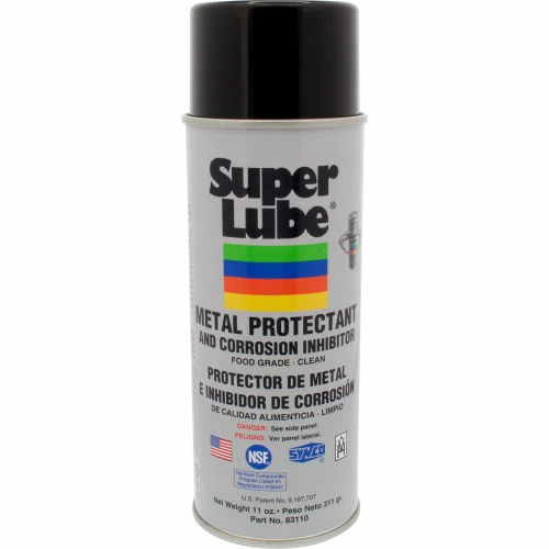 SuperLube Super Lube 11 oz Aerosol Metal Protectant and Corrosion Inhibitor, Clear - Pkg Qty 12 3 SuperLube Super Lube 11 oz Aerosol Metal Protectant and Corrosion Inhibitor, Clear - Pkg Qty 12