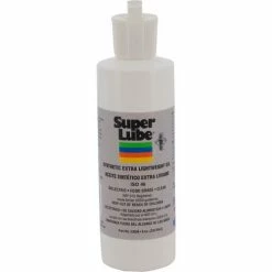 SuperLube Super Lube Synthetic Extra Lightweight Oil, 8 oz Bottle, ISO 46, Clear - Pkg Qty 12