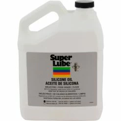 SuperLube Super Lube Silicone Oil, 100 cSt, 1 gal Bottle, Clear - Pkg Qty 4