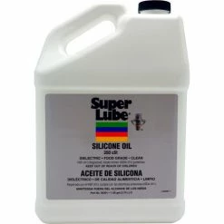 SuperLube Super Lube Silicone Oil, 350 cSt, 1 gal Bottle, Clear - Pkg Qty 4