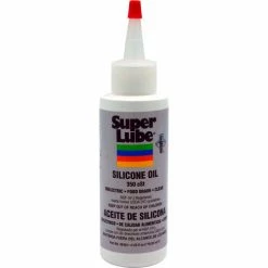 SuperLube Super Lube Silicone Oil, 350 cSt, 4 oz. Bottle, Clear - Pkg Qty 6