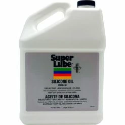 SuperLube Super Lube Silicone Oil, 1000 cSt, 1 gal Bottle, Clear - Pkg Qty 4