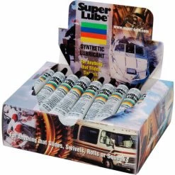 SuperLube Super Lube Multi-Purpose Lubricant W/ PTFE, 1/2 oz. Tube Counter Box Display 40/Pack - 21013