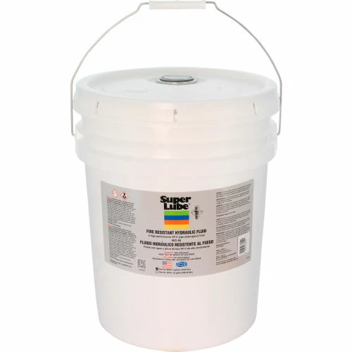 SuperLube Super Lube® Fire Resistant Non-Flammable Hydraulic Oil, 5 Gallon Pail - 86050 3 SuperLube Super Lube® Fire Resistant Non-Flammable Hydraulic Oil, 5 Gallon Pail - 86050
