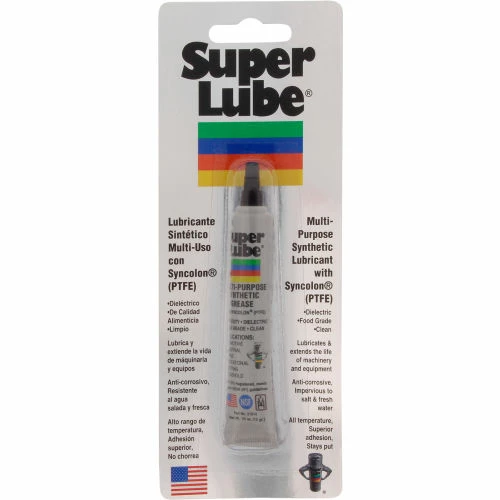 SuperLube Super Lube Synthetic Grease, 1/2 oz. Tube - 21010 - Pkg Qty 12 3 SuperLube Super Lube Synthetic Grease, 1/2 oz. Tube - 21010 - Pkg Qty 12