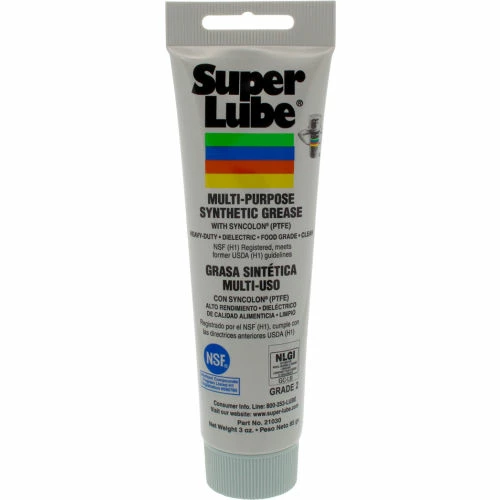 SuperLube Super Lube Synthetic Grease, 3 oz. Tube - 21030 - Pkg Qty 12 3 SuperLube Super Lube Synthetic Grease, 3 oz. Tube - 21030 - Pkg Qty 12