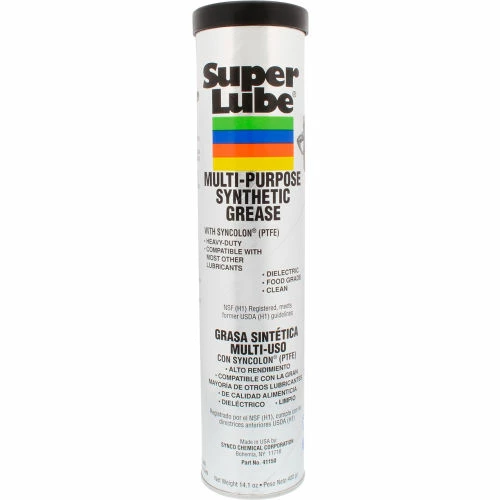 SuperLube Super Lube Synthetic Grease, 14.1 oz. Cartridge - 41150 - Pkg Qty 12 3 SuperLube Super Lube Synthetic Grease, 14.1 oz. Cartridge - 41150 - Pkg Qty 12