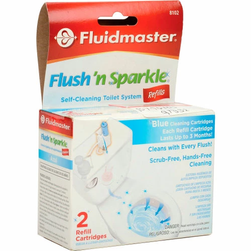 Fluidmaster Flush 'N Sparkle™ 8102P8 Refill Cartridges 3 Fluidmaster Flush 'N Sparkle™ 8102P8 Refill Cartridges