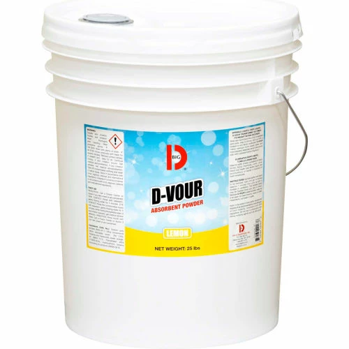 Big D Industries Big D D'Vour Absorbent Powder 25 lb. Container - 167 3 Big D Industries Big D D'Vour Absorbent Powder 25 lb. Container - 167