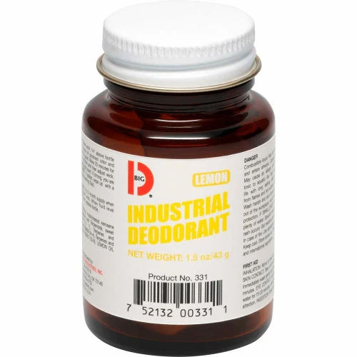 Big D Industries Big D 1.5 oz. Industrial Wick Deodorant - Lemon - 331 3 Big D Industries Big D 1.5 oz. Industrial Wick Deodorant - Lemon - 331