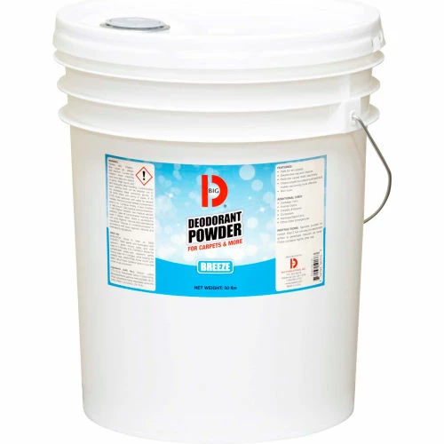 Big D Industries Big D Carpet Deodorant Powder, 50 lb. Container - 5176 3 Big D Industries Big D Carpet Deodorant Powder, 50 lb. Container - 5176