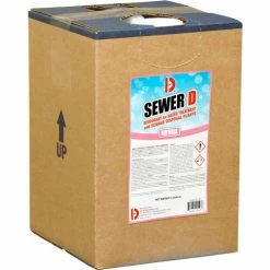 Big D Industries Big D Sewer D Deodorant for Water Treatment and Sewage Disposal Plants, Natural, 5 Gal Pail - 5597