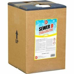 Big D Industries Big D Sewer D Deodorant for Water Treatment and Sewage Disposal Plants, Lemon, 5 Gallon Pail - 5600