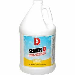 Big D Industries Big D Sewer D Deodorant for Water Treatment and Sewage Disposal Plants, Gallon Bottle, 4 Bt - 600
