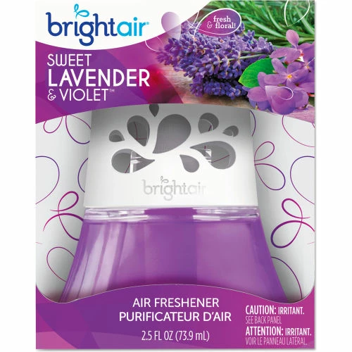 Bright Air Scented Oil Air Freshener Sweet Lavender and Violet, 2.5 oz., 6/Case 4 Bright Air Scented Oil Air Freshener Sweet Lavender and Violet, 2.5 oz., 6/Case - Image 2