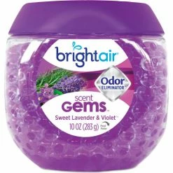 Bright Air Scent Gems Odor Eliminator, Sweet Lavender and Violet, 10 oz.