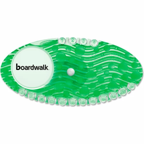 Boardwalk® Curve Air Freshener, Cucumber Melon, Solid, Green, 10/Box 3 Boardwalk® Curve Air Freshener, Cucumber Melon, Solid, Green, 10/Box
