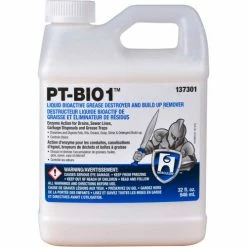Hercules PT-BIO1™ Bioactive Grease Destroyer & Build Up Remover, Quart Bottle, 12 Bt - 137301 - Pkg Qty 12