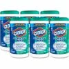 Clorox® Disinfecting Wipes, 7" x 8", Fresh Scent, 75 Wipes/Can, 6/Case - 15949 2 Clorox® Disinfecting Wipes, 7" x 8", Fresh Scent, 75 Wipes/Can, 6/Case - 15949 -Cleaning Chemicals & Lubricants Shop CLO15949CT 01