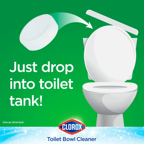 Clorox® Automatic Toilet Bowl Cleaner, 3.5 oz. Tablet, 2/Pack, 6 Packs/Case 6 Clorox® Automatic Toilet Bowl Cleaner, 3.5 oz. Tablet, 2/Pack, 6 Packs/Case - Image 4