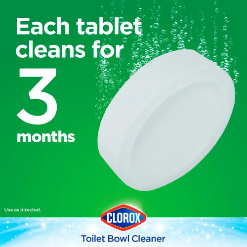 Clorox® Automatic Toilet Bowl Cleaner, 3.5 oz. Tablet, 2/Pack, 6 Packs/Case 7 Clorox® Automatic Toilet Bowl Cleaner, 3.5 oz. Tablet, 2/Pack, 6 Packs/Case - Image 5