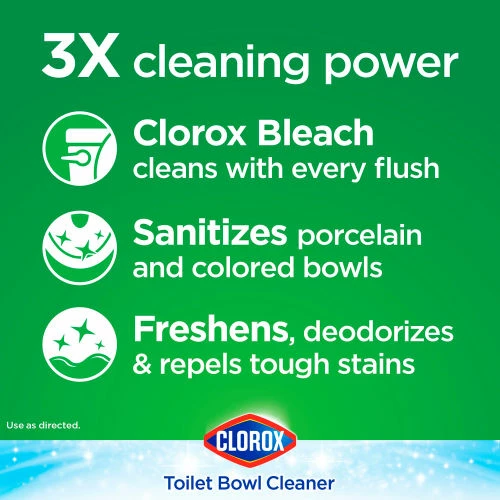 Clorox® Automatic Toilet Bowl Cleaner, 3.5 oz. Tablet, 2/Pack, 6 Packs/Case 8 Clorox® Automatic Toilet Bowl Cleaner, 3.5 oz. Tablet, 2/Pack, 6 Packs/Case - Image 6