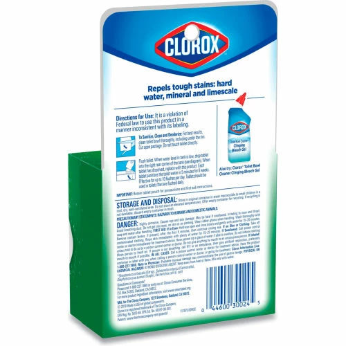 Clorox® Automatic Toilet Bowl Cleaner, 3.5 oz. Tablet, 2/Pack, 6 Packs/Case 11 Clorox® Automatic Toilet Bowl Cleaner, 3.5 oz. Tablet, 2/Pack, 6 Packs/Case - Image 9