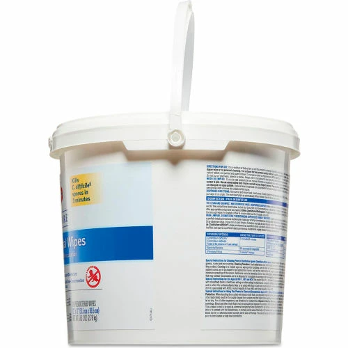 Clorox® Healthcare® Bleach Germicidal Wipe Bucket, 12" x 12", 110 Wipes/Bucket - 30358 7 Clorox® Healthcare® Bleach Germicidal Wipe Bucket, 12" x 12", 110 Wipes/Bucket - 30358 - Image 5